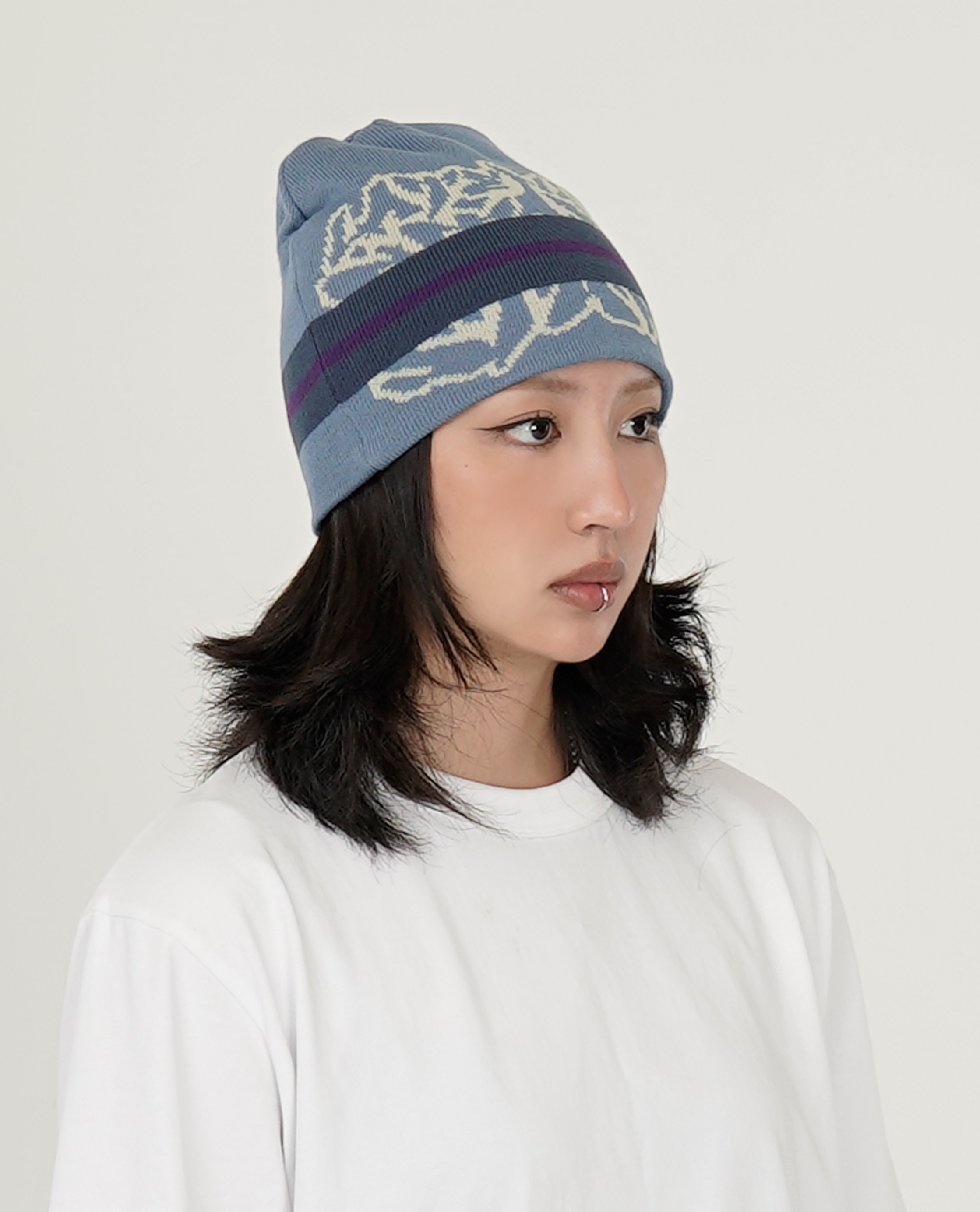 Late Nite Stars Stripe Beanie - 26SS