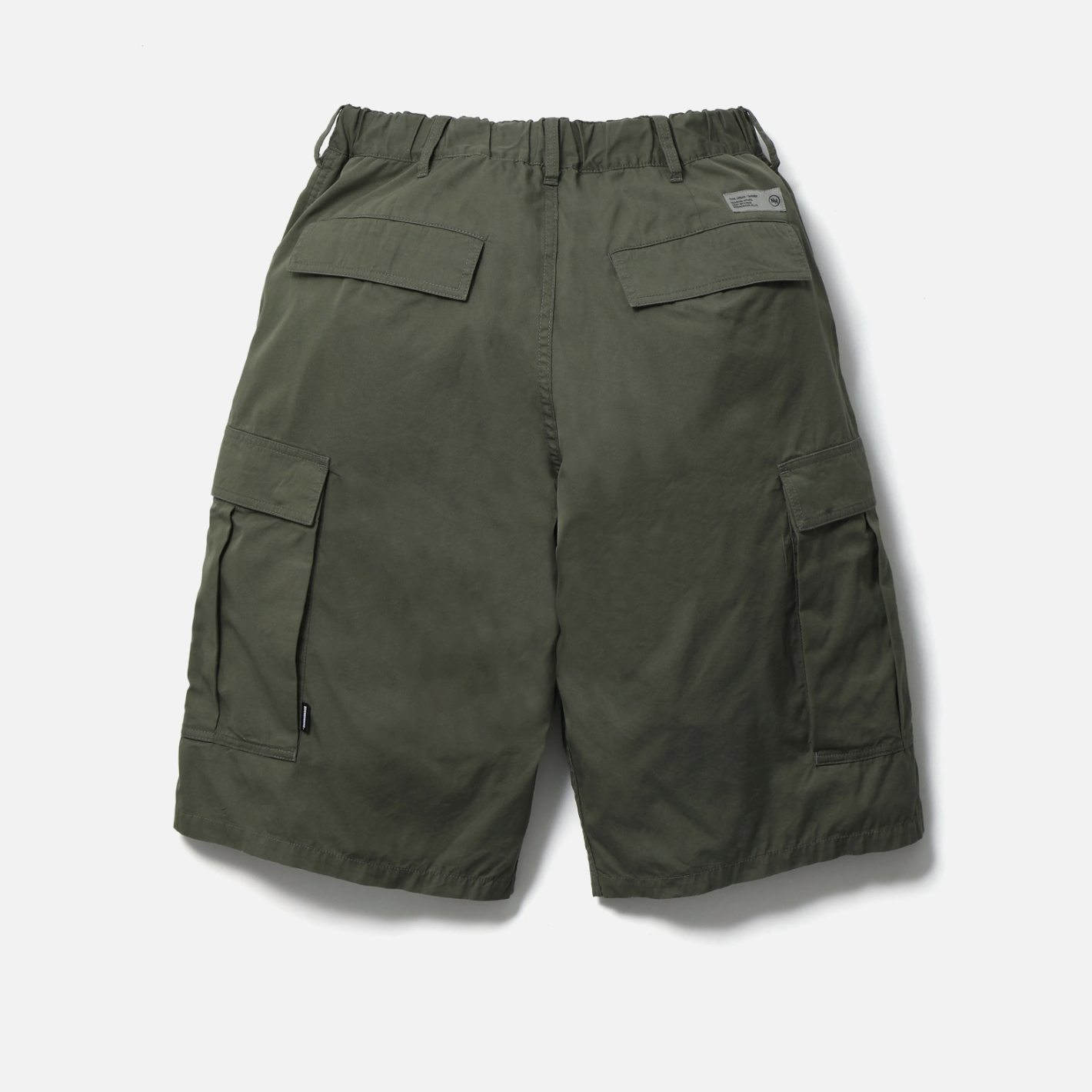 -(B5a01)-NEIGHBORHOOD  WIDE CARGO SHORT PANTS 寬版 工裝短褲 橄欖綠 /黑色-261SPNH-PTM04