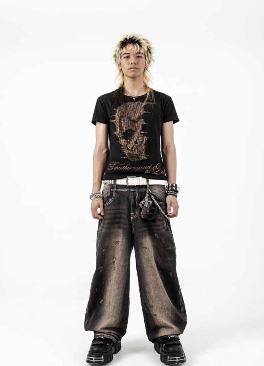 Rhinestone Skull Tee