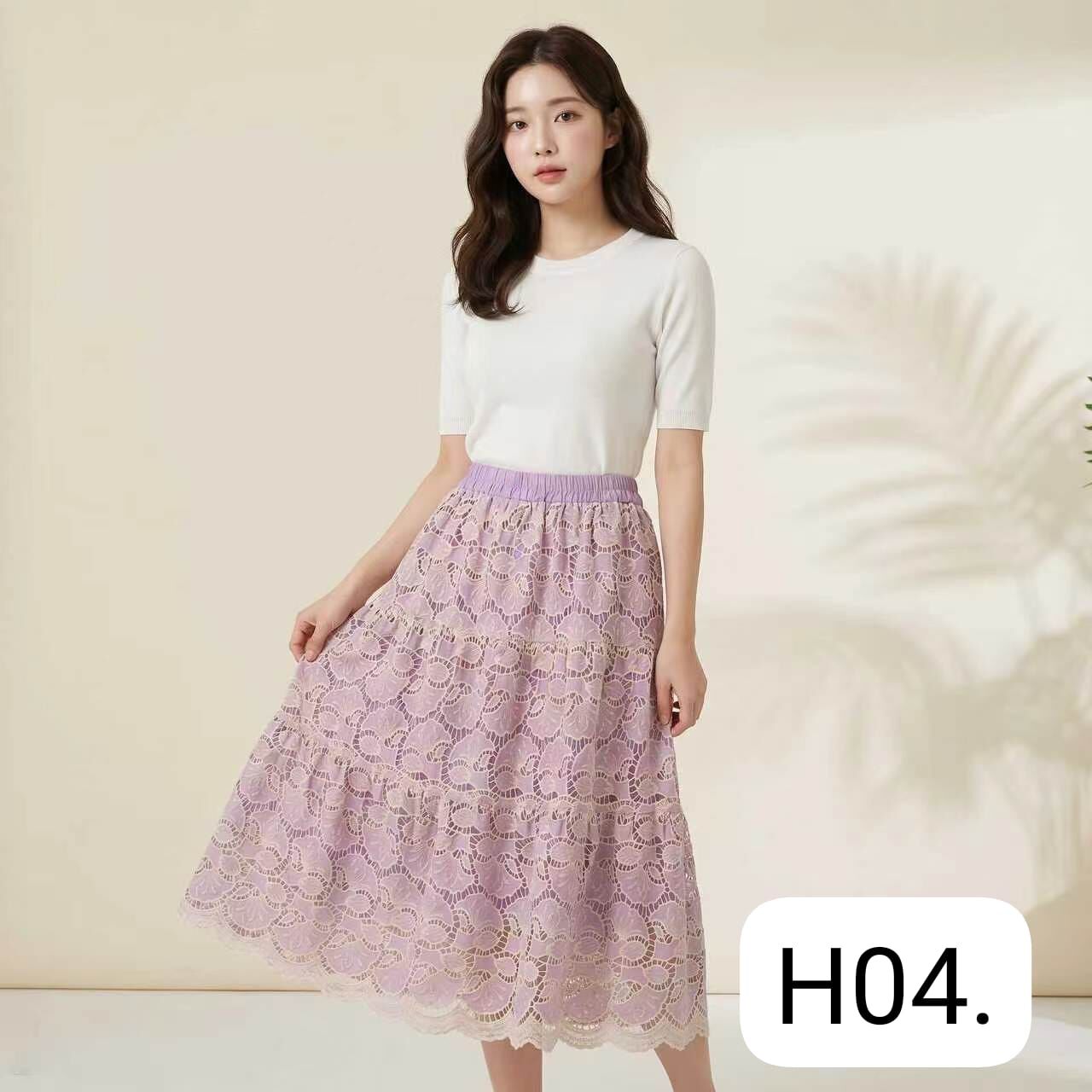 H04   LACE長裙   腰26-40   長31   $289