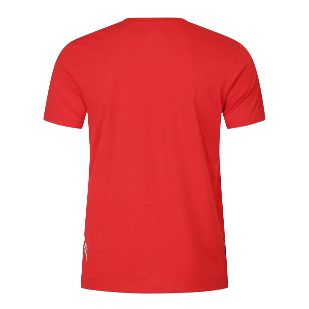 【 DESCENTE｜UNI SHORT SLEEVE T-SHIRTS 運動短TEE - 紅 】
