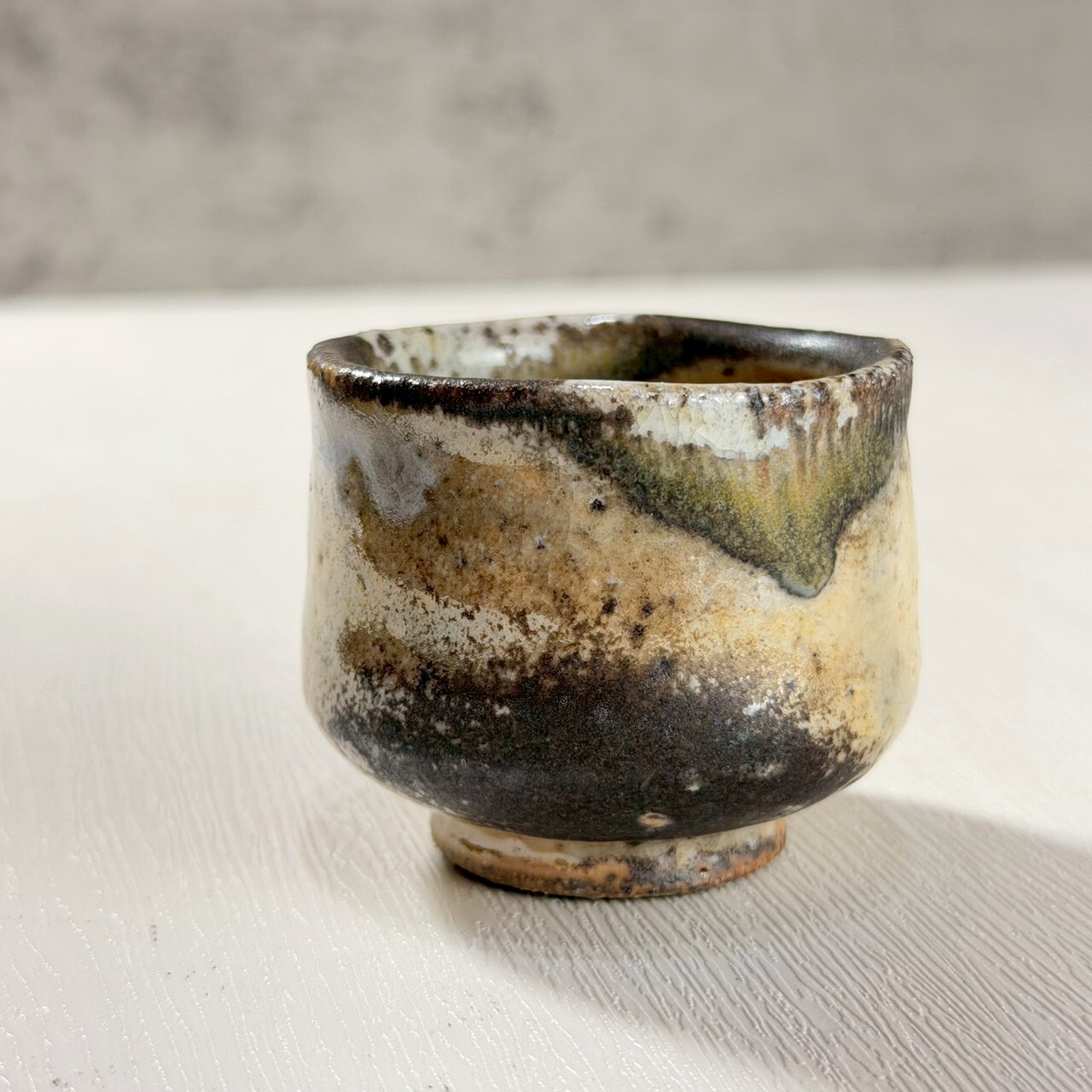 山嵐志野柴燒杯