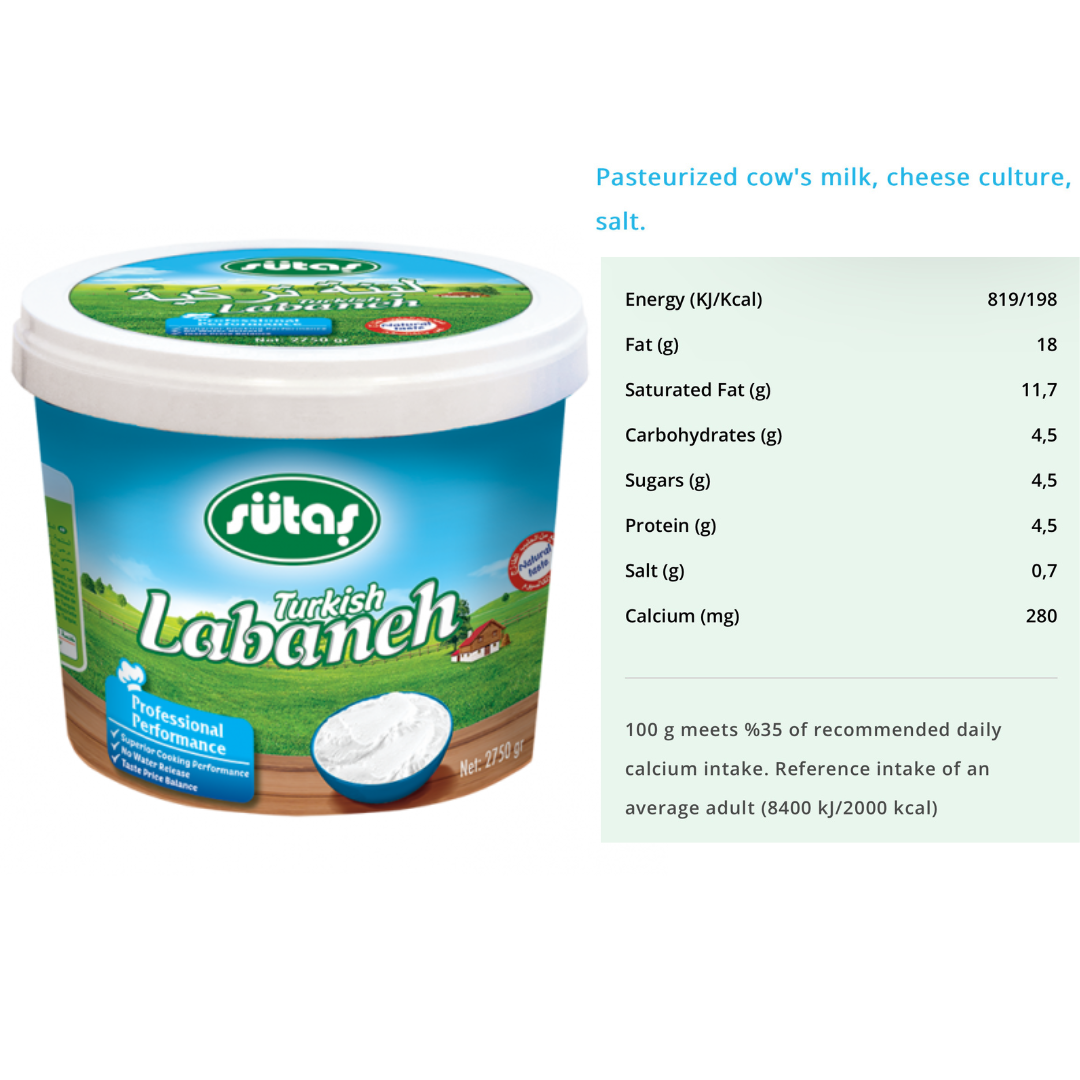 [TK01] [0-4°C] Sutas Labneh Yogurt 脫乳清乳酪 1kg