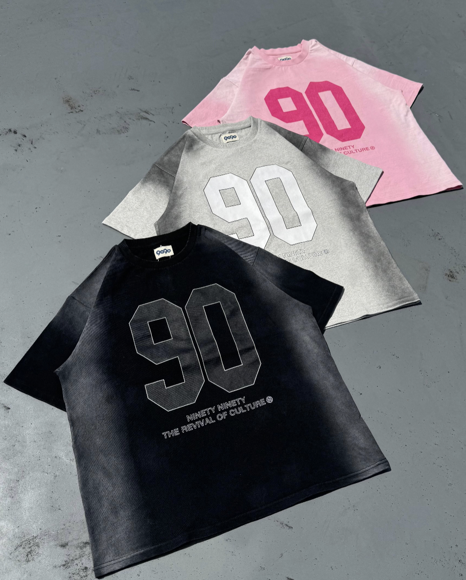 90 Numbering Sprayed Sweat Tee