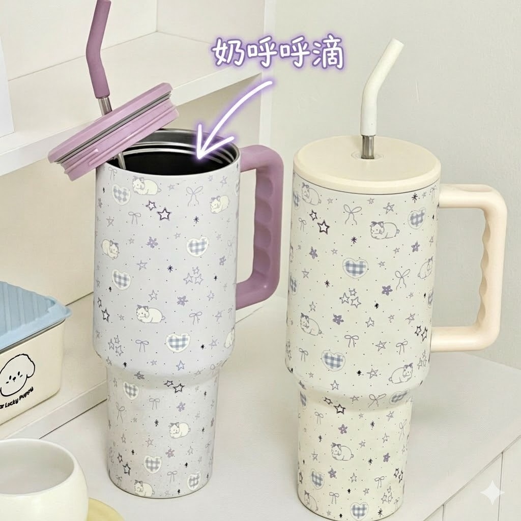 巨無霸冰霸杯 冰壩杯 不鏽鋼杯 保溫杯 吸管杯 保冰杯 保冷杯 大容量冰霸杯 保溫冰霸杯 車載杯 水杯 水壺 保溫瓶