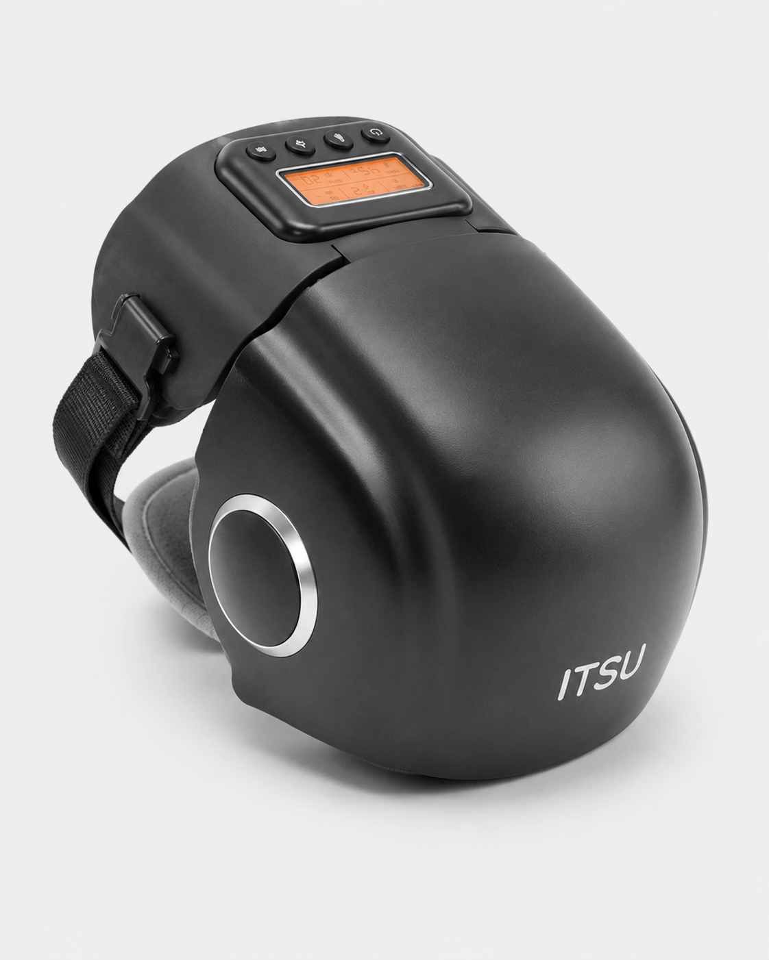 ITSU 膝輕鬆 IS-0182 充電式無線膝蓋按摩器 [黑色]