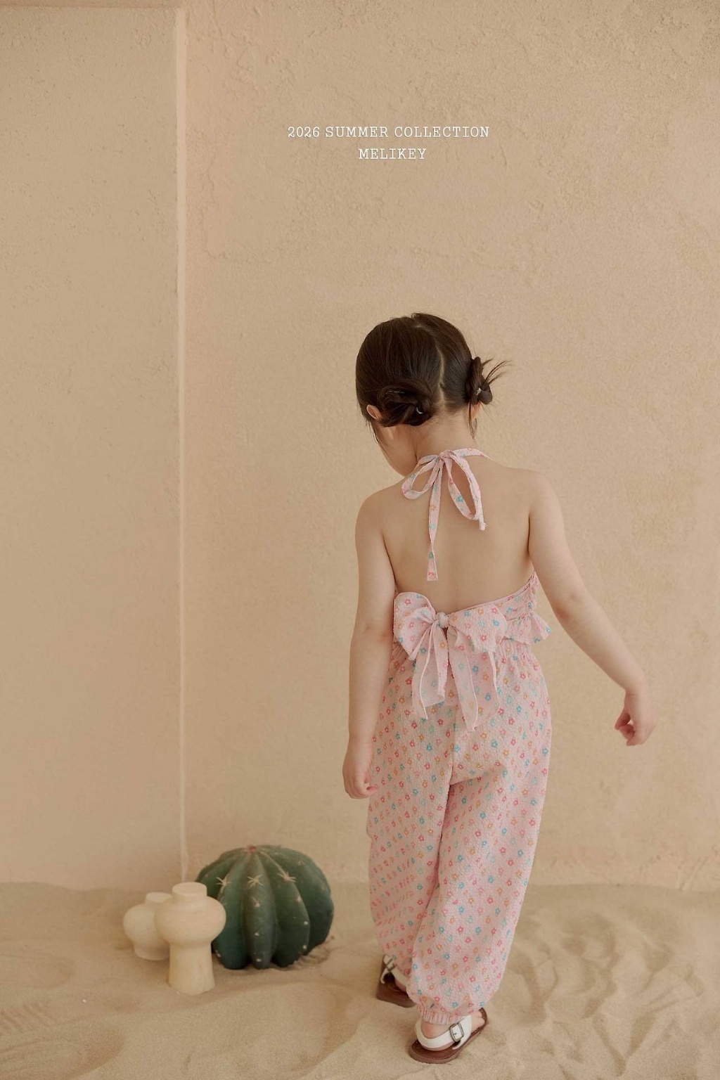 正韓夏MELIKEY  兩色彩色綁帶上衣