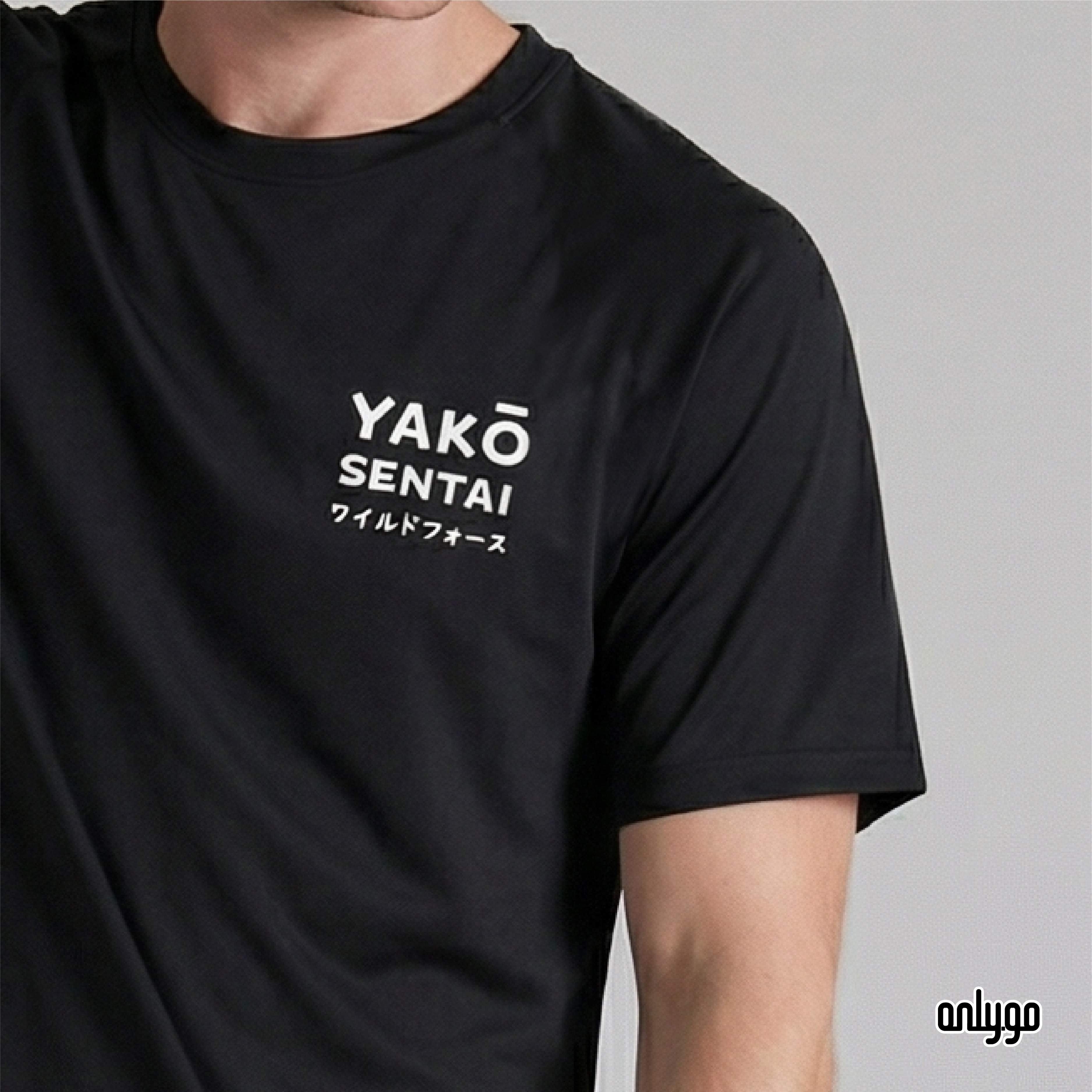 YAKŌ SENTAI｜動物夜光戰隊 UVカット・快適吸汗速乾Tシャツ ― 台湾ツキノワグマモデル