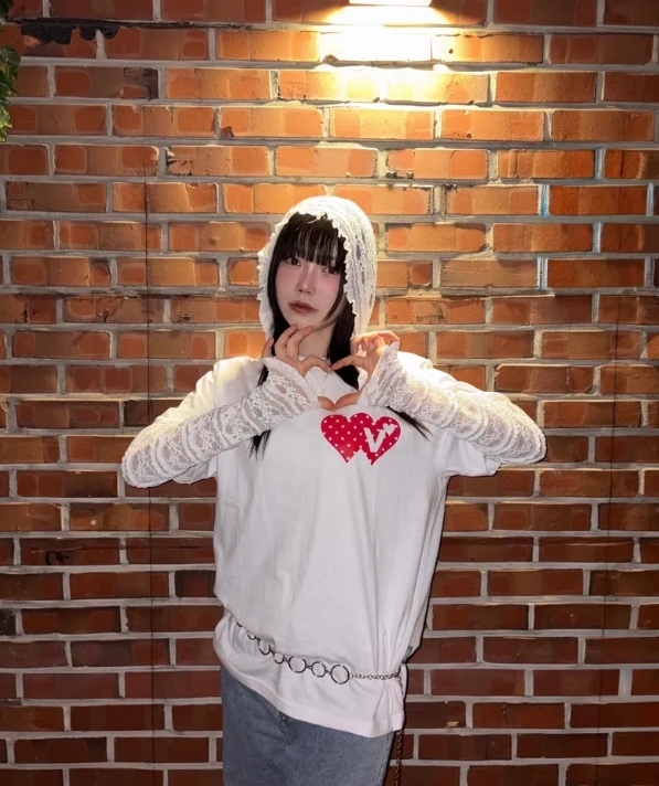 （預購）Video Jockey 波點愛心 短T