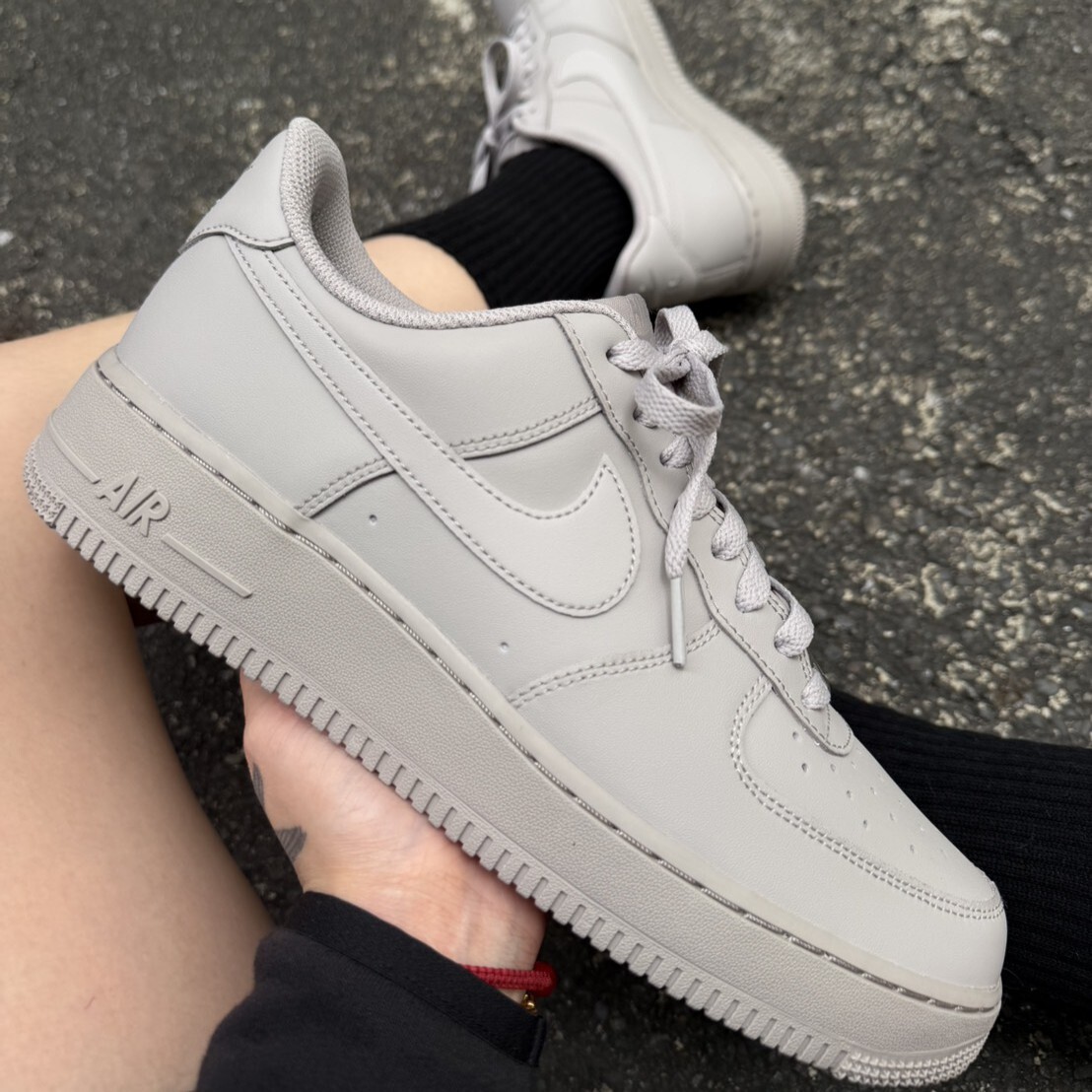 【官網限定】Nike Air Force 1 Low '07 "College" 水泥灰 男鞋 IH1698-001 V