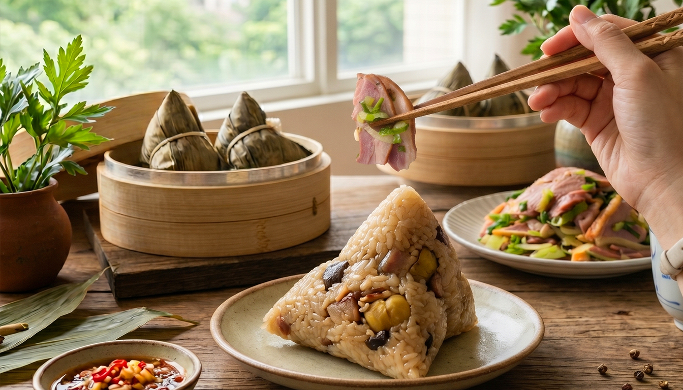 協發行泡菜開燻蒜苗鴨-端午粽子美味升級吃法推薦