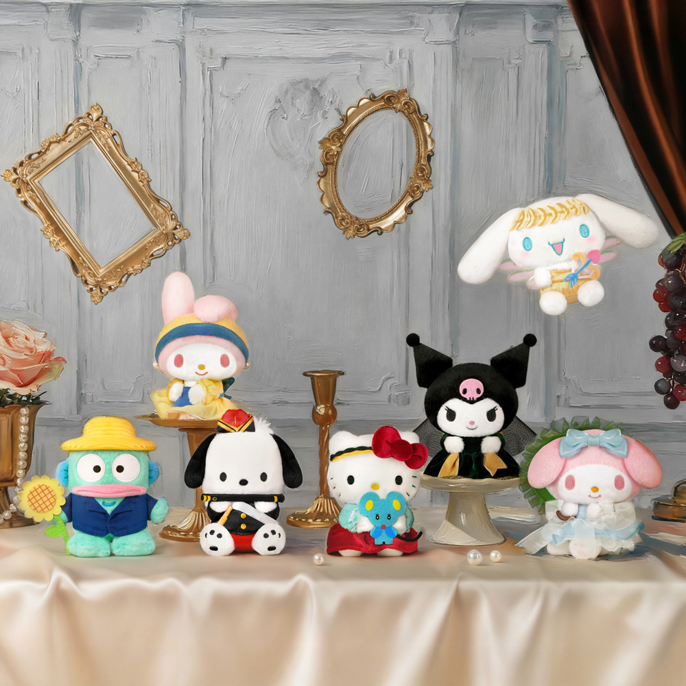 Sanrio 三麗鷗絨毛-名畫系列 隨機一入