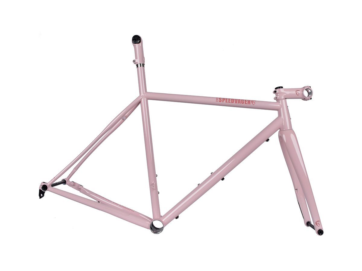 Speedvagen Ready Made Disc OG 碟煞公路車車架組 櫻花粉