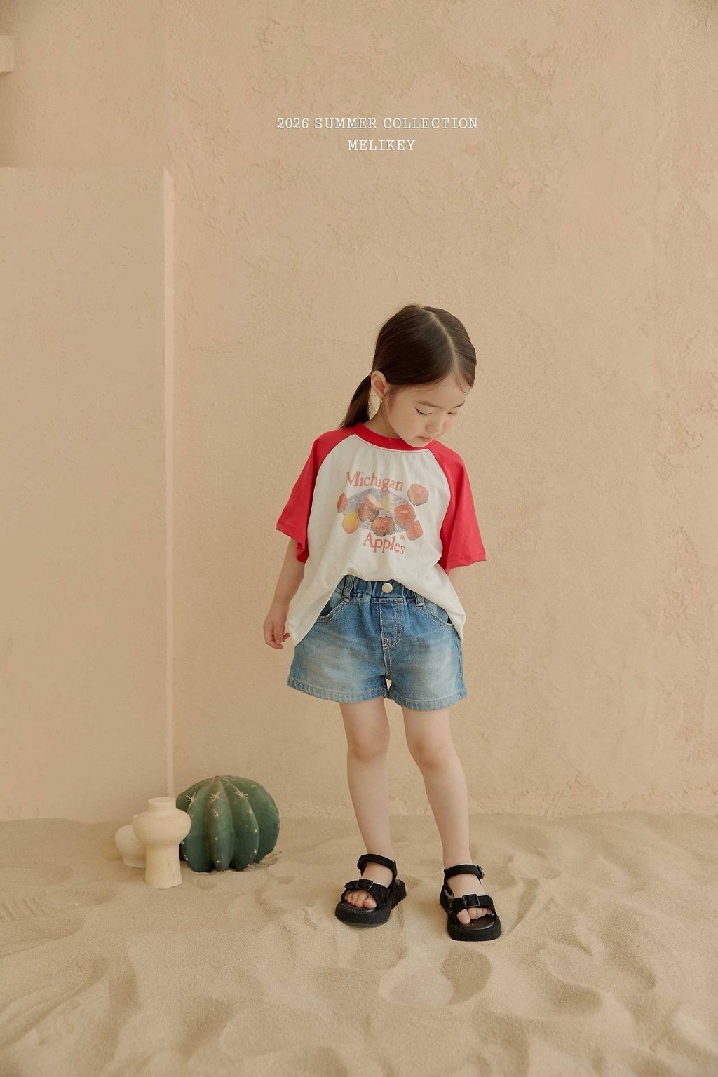正韓夏MELIKEY  兩色蘋果上衣
