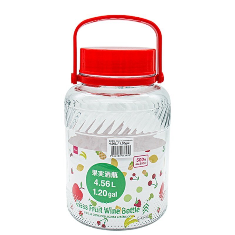 玻璃保存罐/水果酒 4.56L