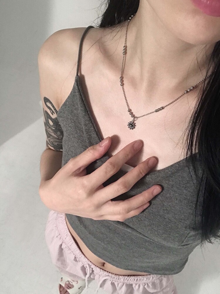 (預購) 韓國 OFUSE flower ball necklace