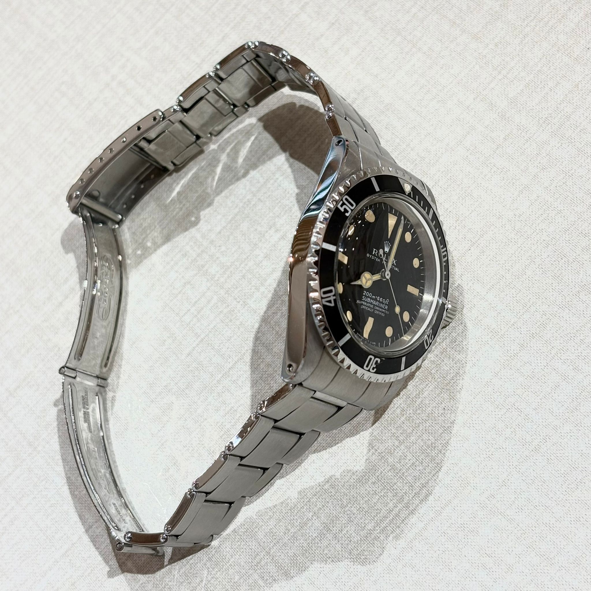 二手ROLEX SUBMARINER黑圈/黑水鬼40MM,5512, #1888589, 中古VINTAGE, #勞力士古董手錶, #香榭站正品