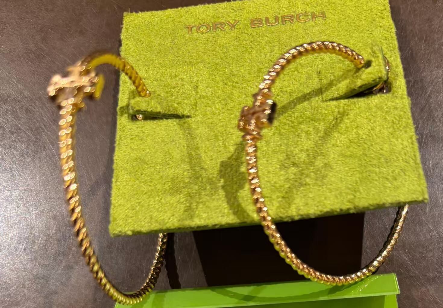 【預購】Tory Burch H052229 Rope Hoop 耳環