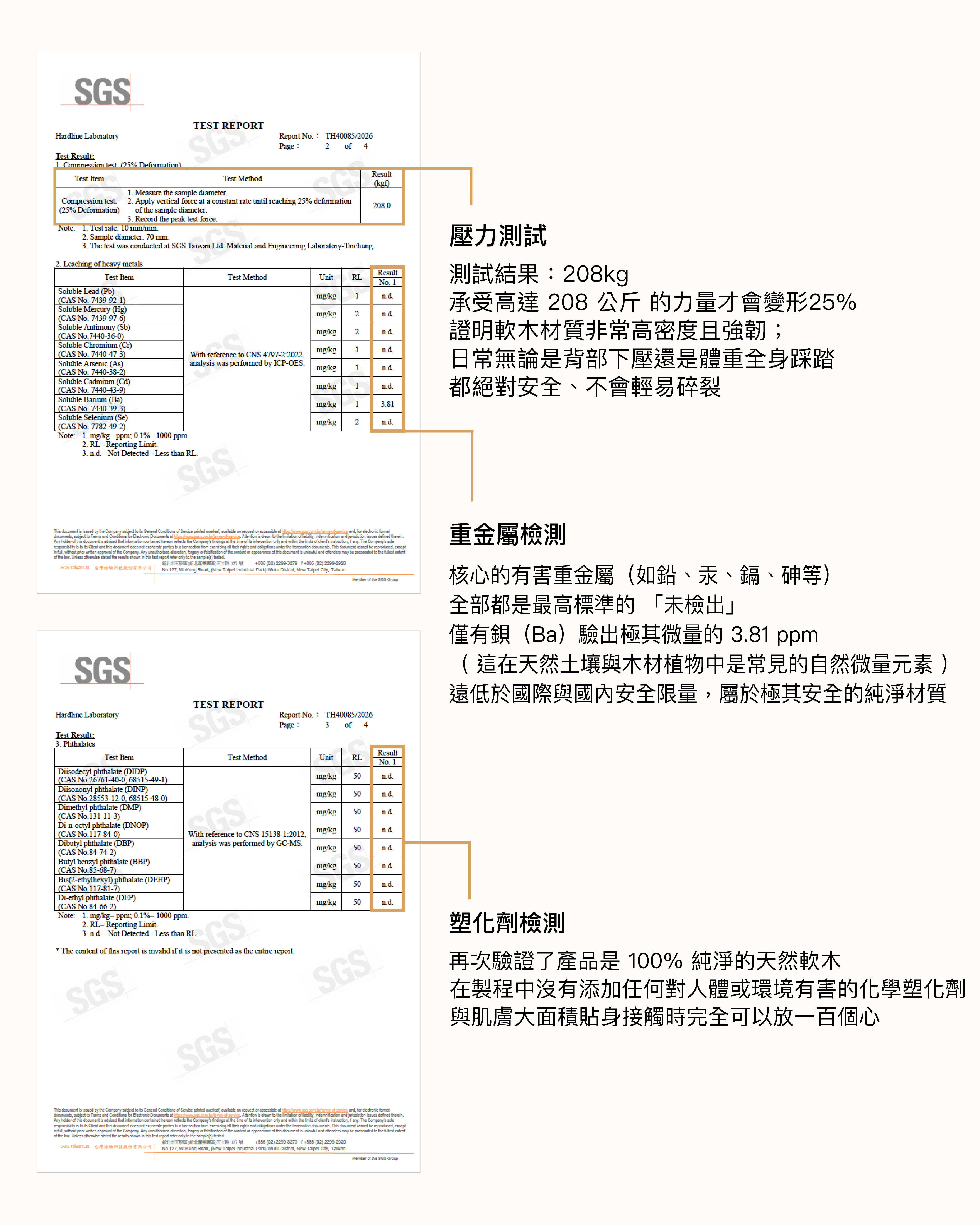 Linnie. Cork Series 軟木筋膜球兩入組（大＋小）
