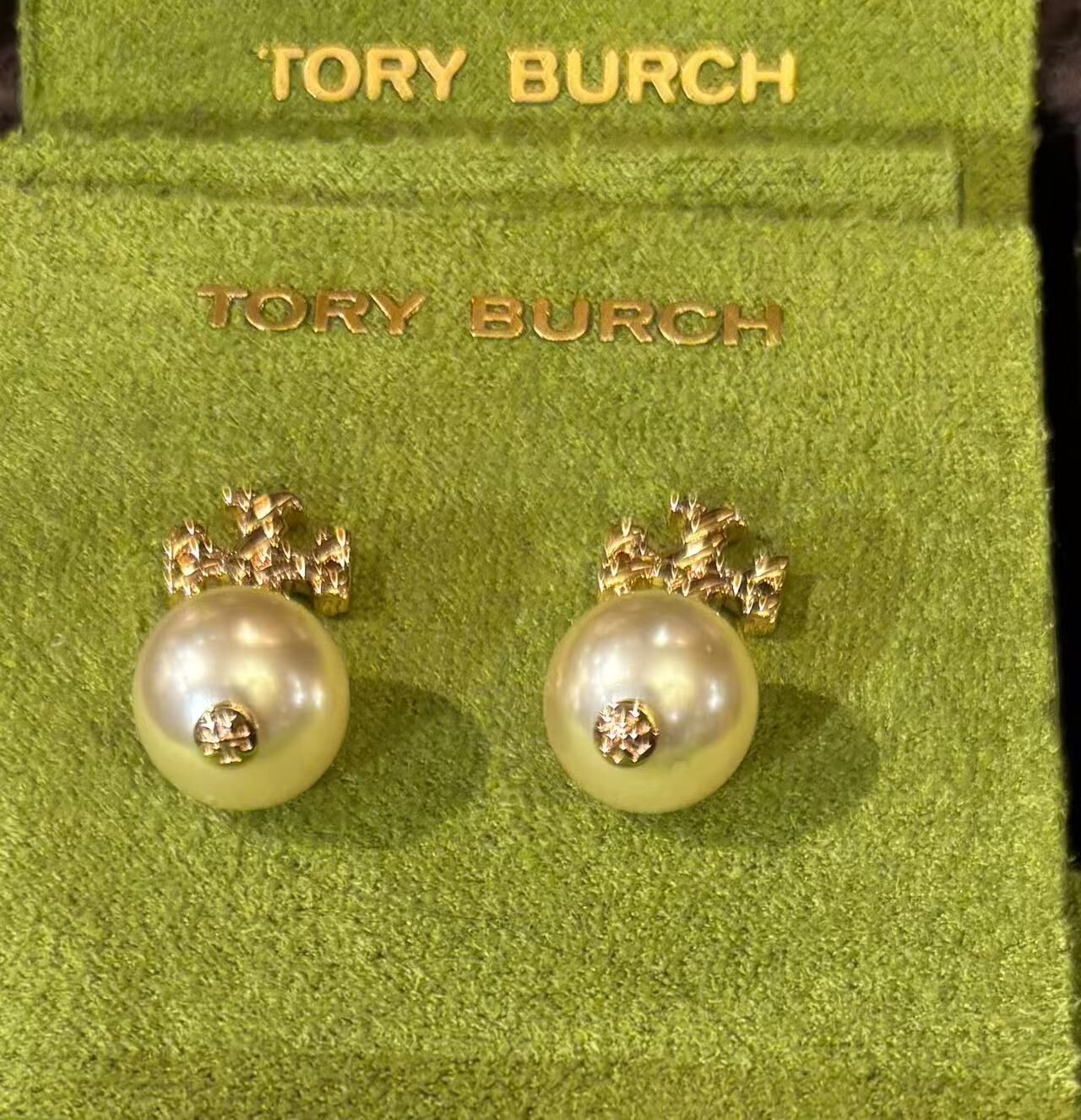 【預購】Tory Burch H052232 珍珠吊墜耳環