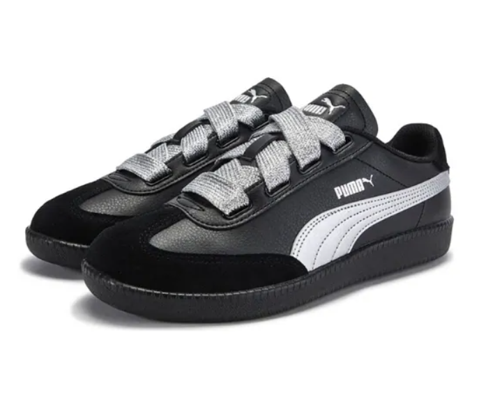 <高級感>Puma 9-T suede 復古底 麂皮 德訓鞋 黑銀