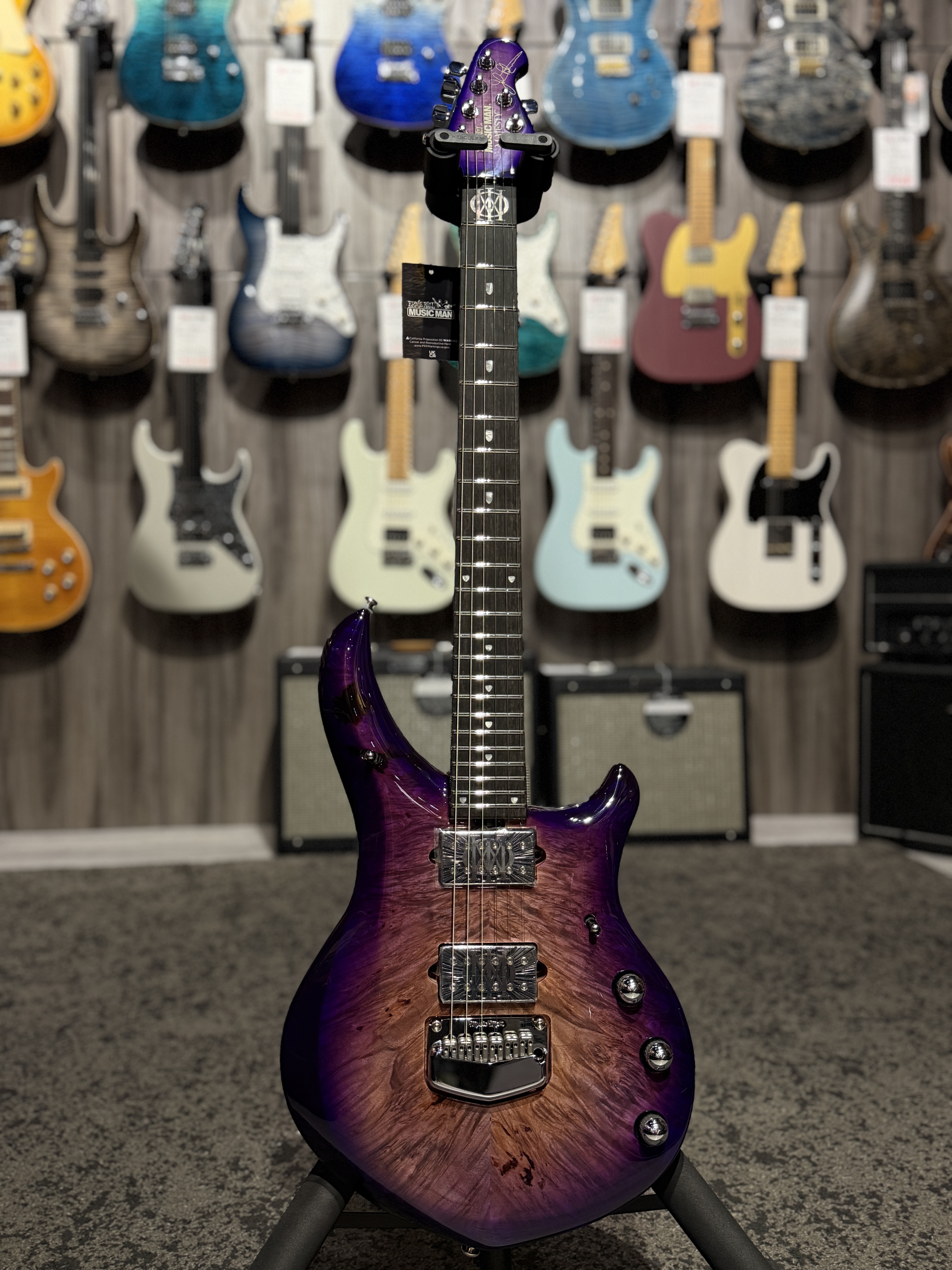 Musicman BFR MAJESTY FMMHN/EB HW/C - WOLFSBANE MAPLE BURL 電吉他 【宛伶樂器】