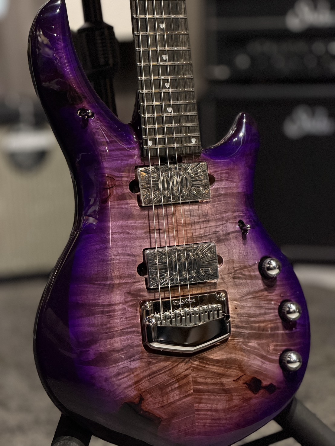 Musicman BFR MAJESTY 7 FMMHN/EB HW/C - WOLFSBANE MAPLE BURL 七弦 電吉他 【宛伶樂器】