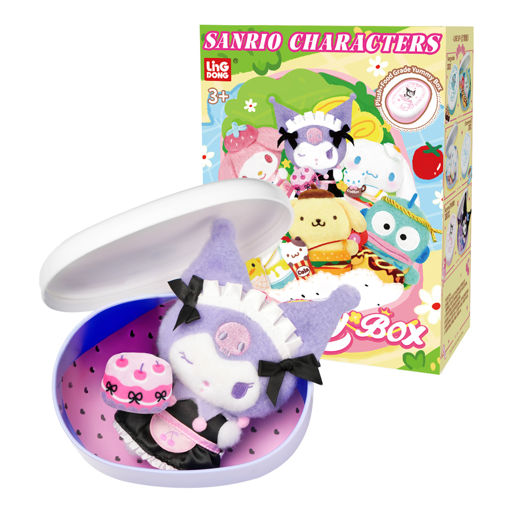 Sanrio 三麗鷗絨毛-Yummy Box系列 隨機一入