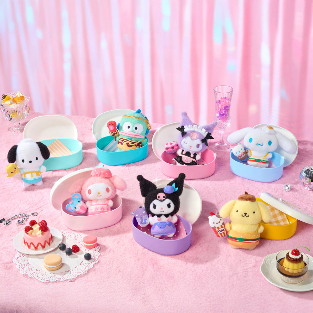 Sanrio 三麗鷗絨毛-Yummy Box系列 隨機一入