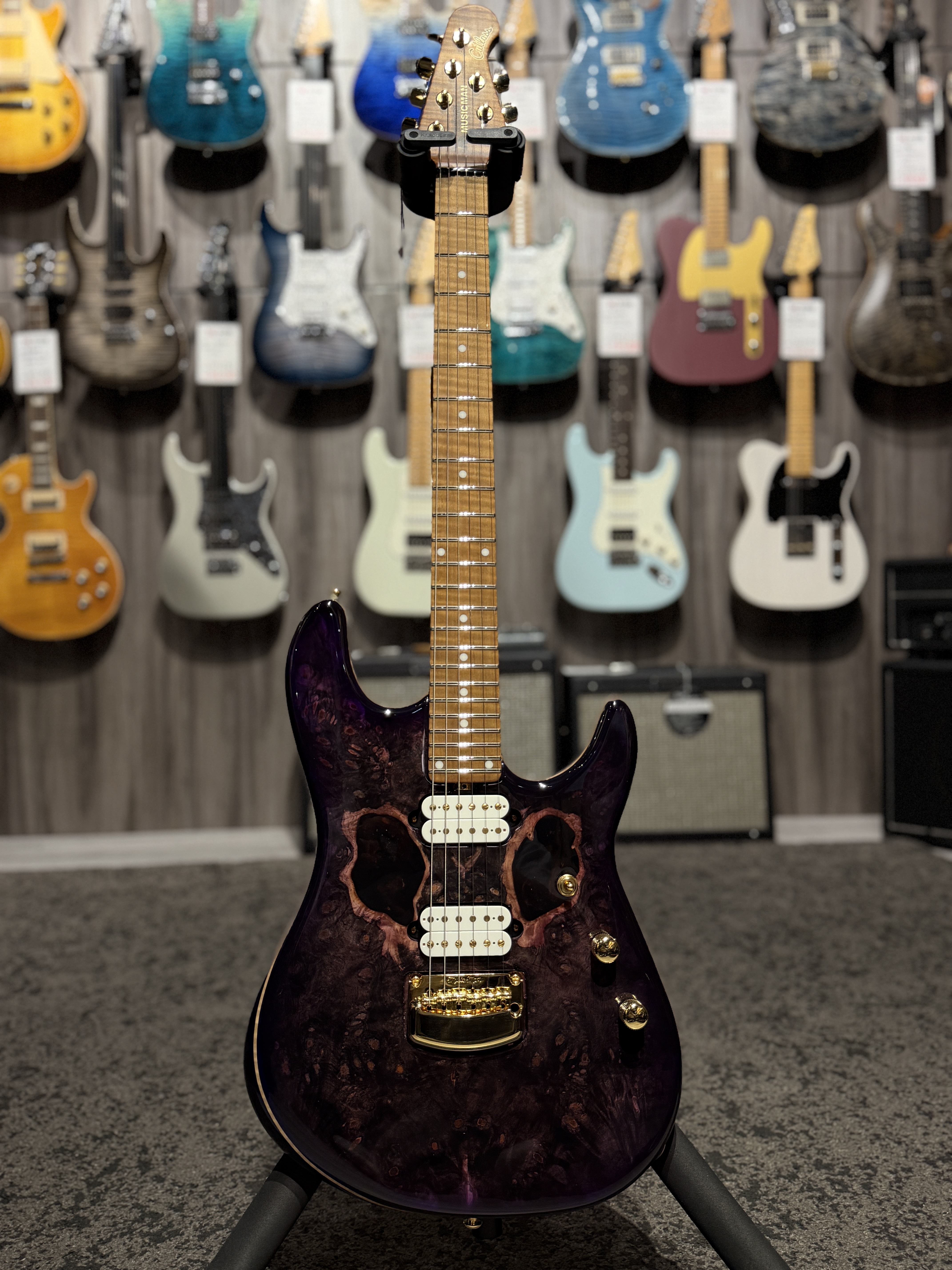 Musicman JASON RICHARDSON 6 CUTLASS FRMN HW/W - MAJORA PURPLE  電吉他 【宛伶樂器】