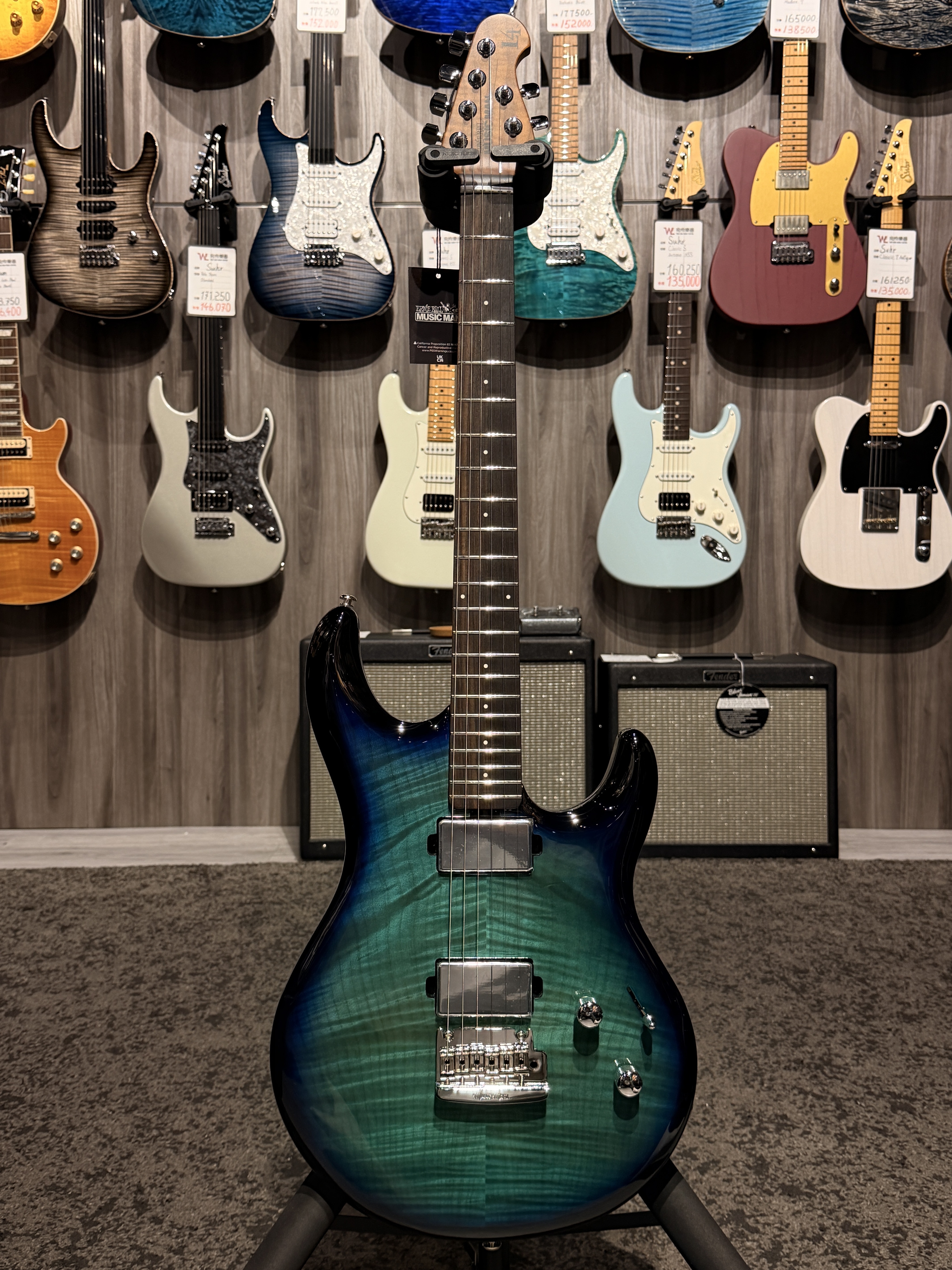 Musicman LUKE 4 MAPLE TOP HH HT FRMN/RW HW/C - BLUE DREAM 電吉他 【宛伶樂器】