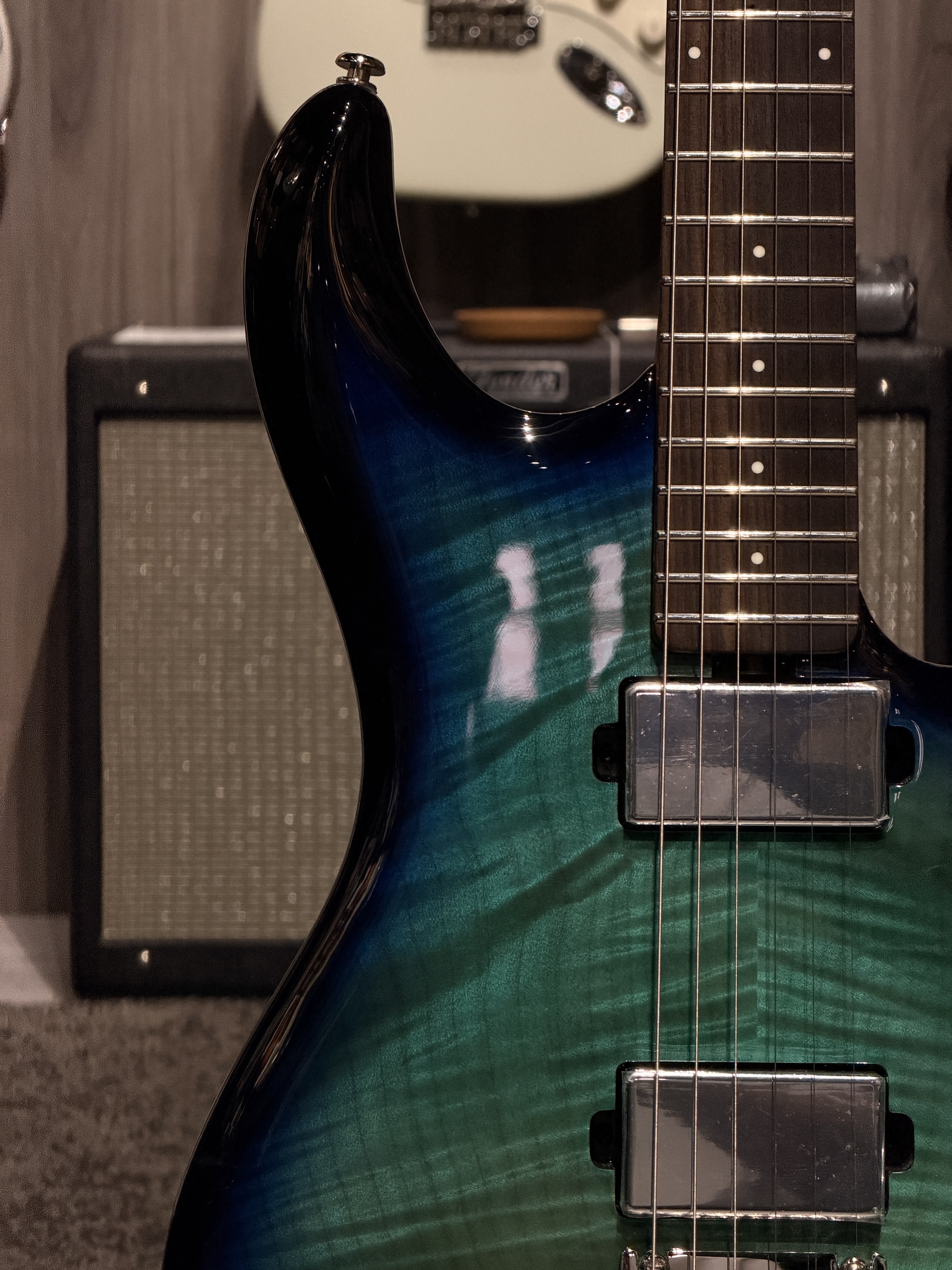Musicman LUKE 4 MAPLE TOP HH HT FRMN/RW HW/C - BLUE DREAM 電吉他 【宛伶樂器】