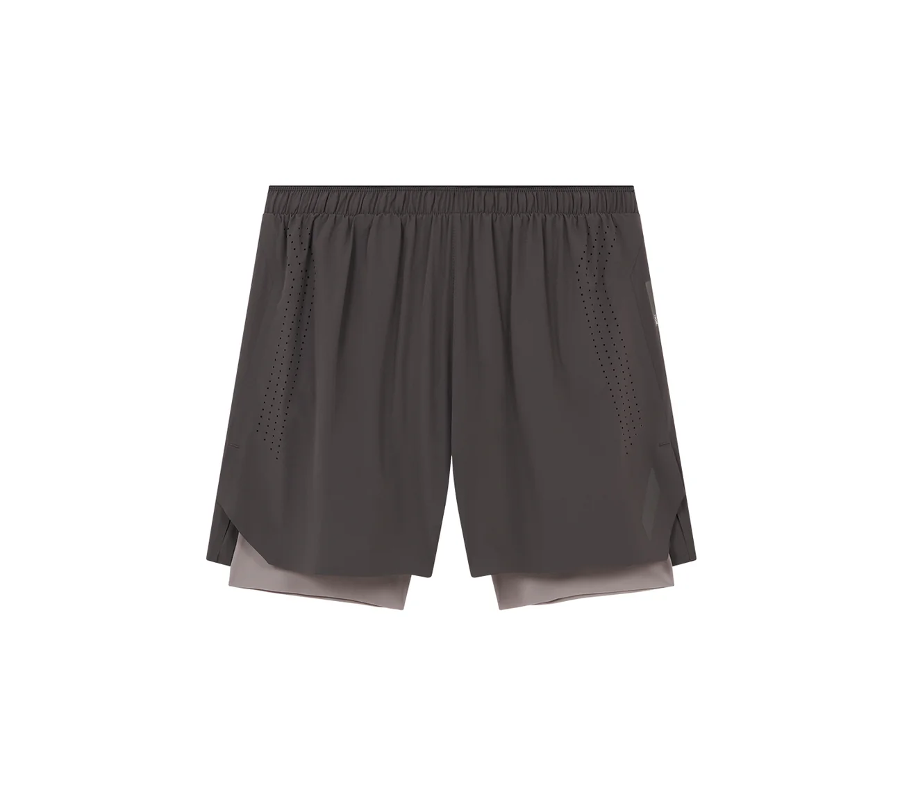 Soar Running｜Dual Run Shorts "WARM GREY"