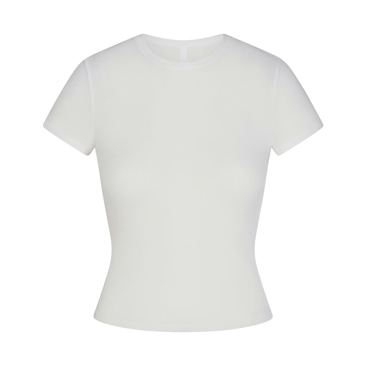 SKIMS 透膚羅紋短袖上衣SHEER RIB T-SHIRT