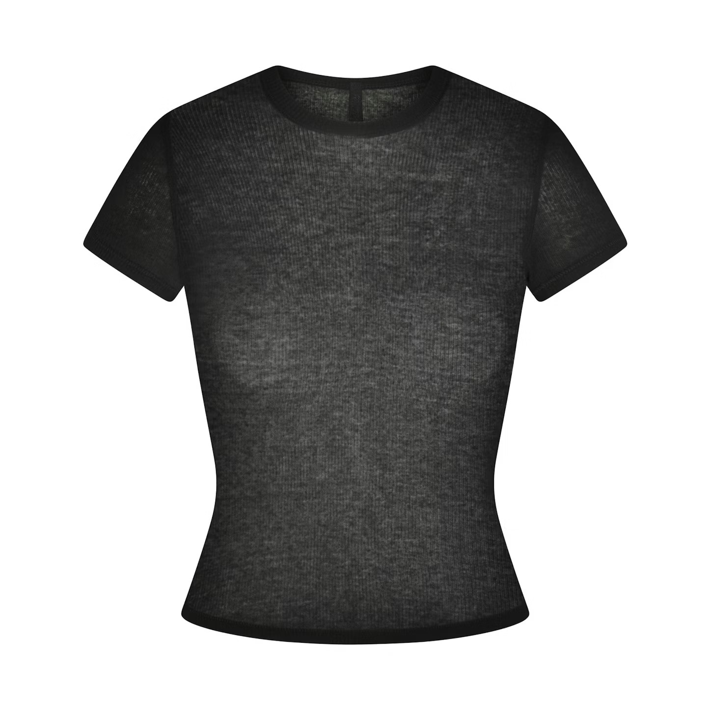 SKIMS 透膚羅紋短袖上衣SHEER RIB T-SHIRT