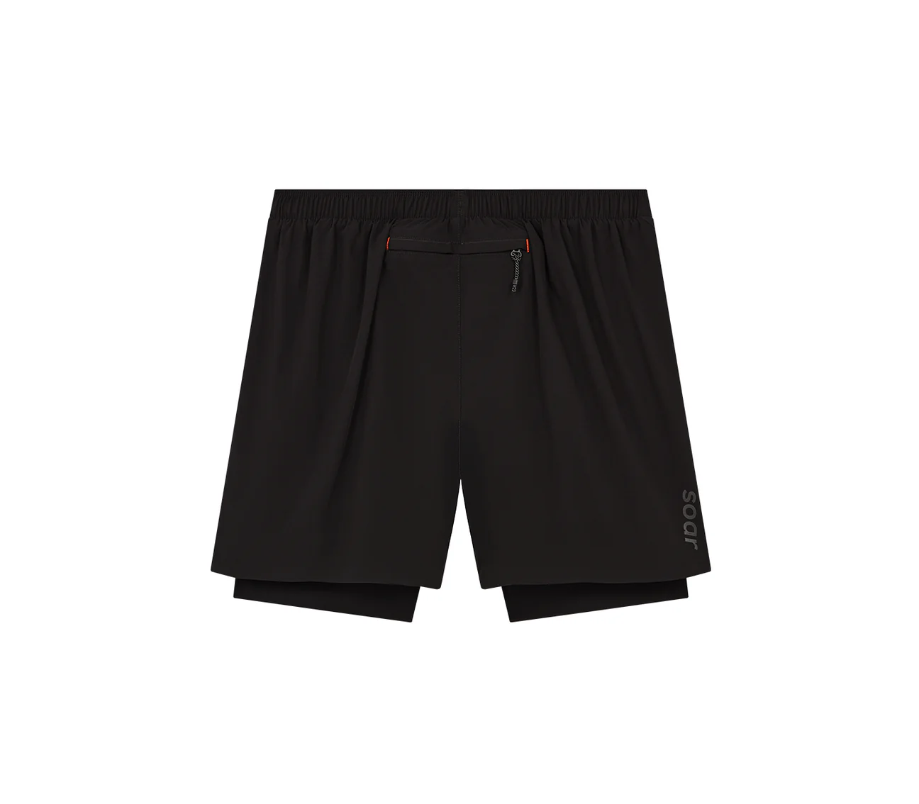 Soar Running｜Dual Run Shorts "BLACK"