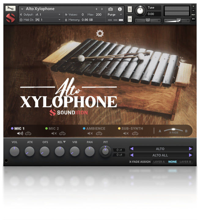 SOUNDIRON Alto Xylophone｜中音木琴音源