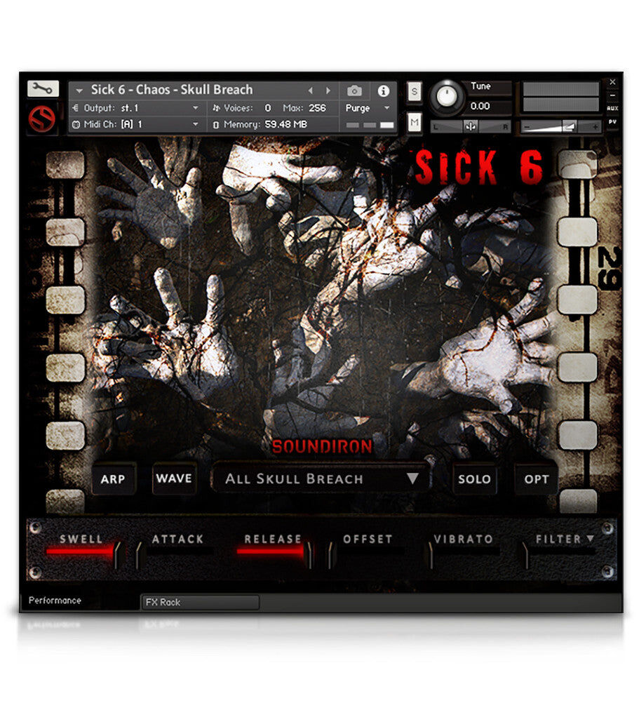 SOUNDIRON Sick 6｜虛擬樂器音色庫