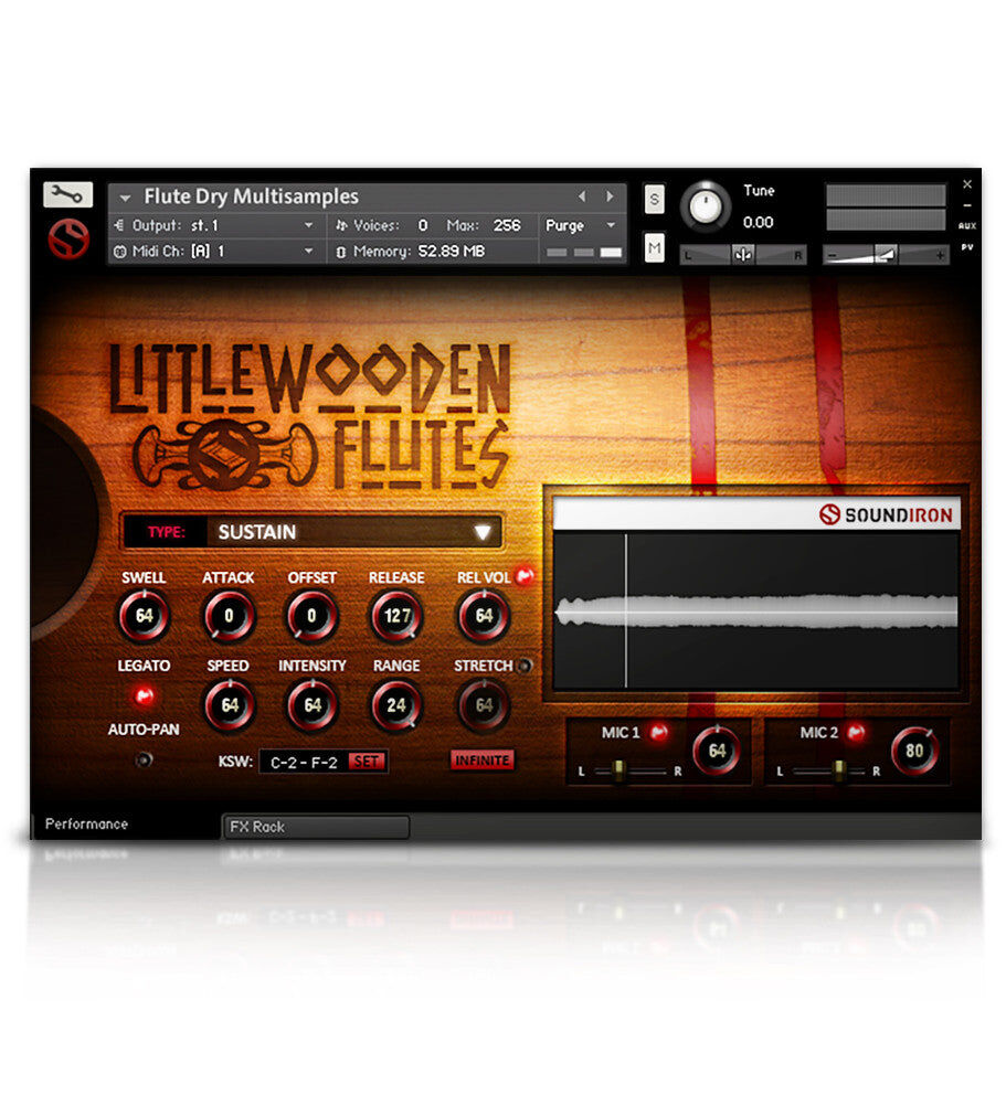 SOUNDIRON Little Wooden Flutes｜虛擬樂器音源