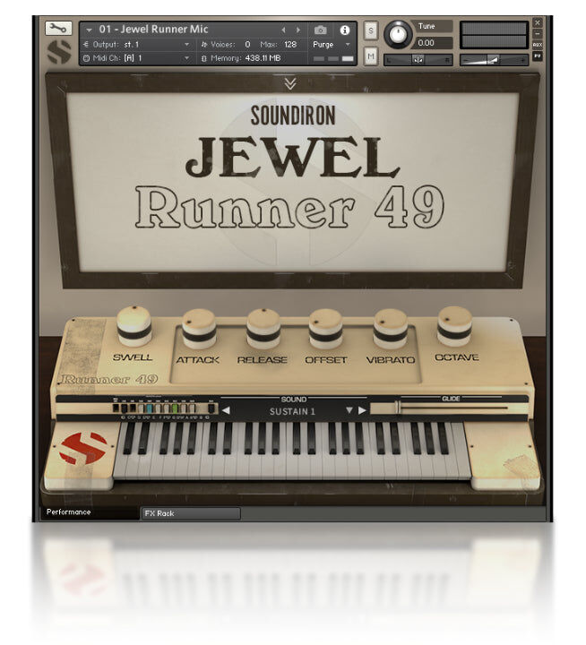 SOUNDIRON Jewel Runner 49｜合成器音源