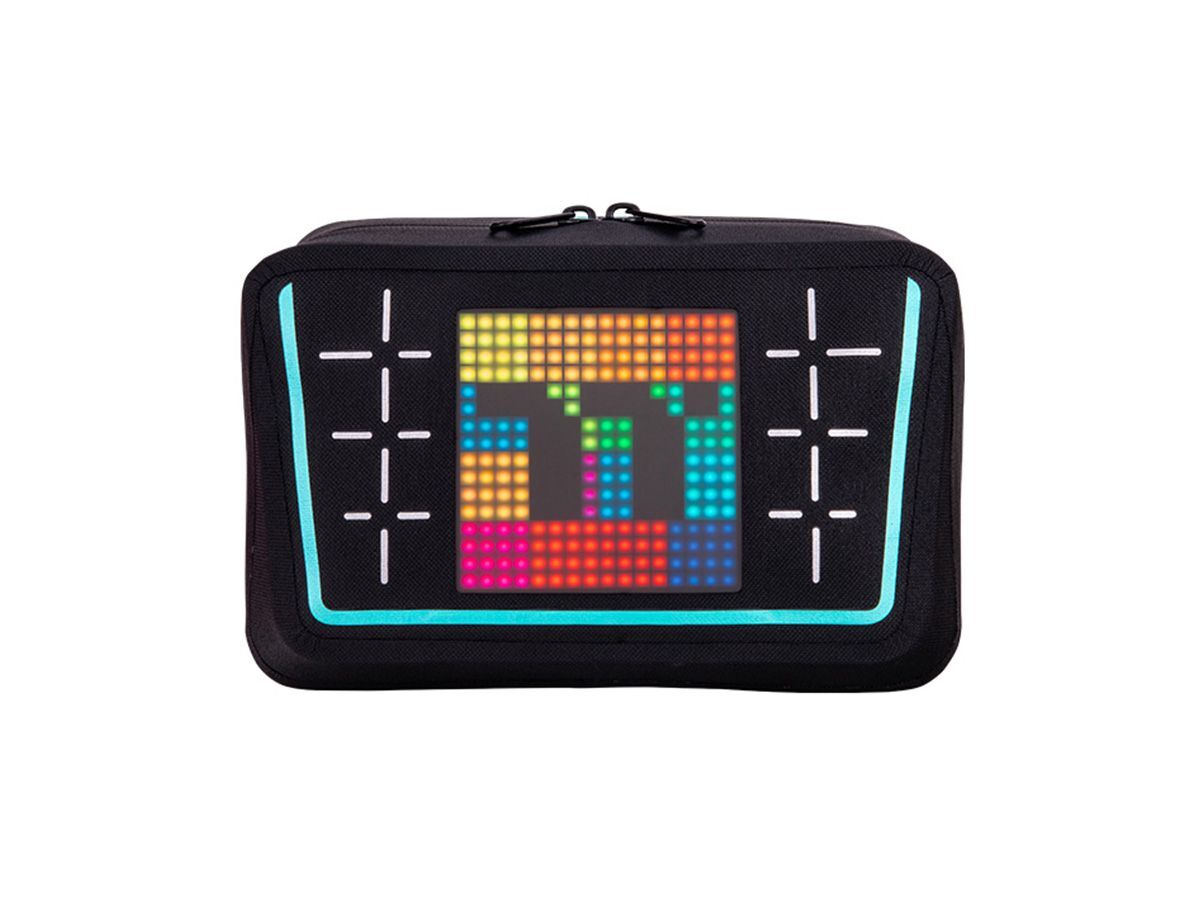 曜越 TT150 LED 發光像素都會通勤小包-黑