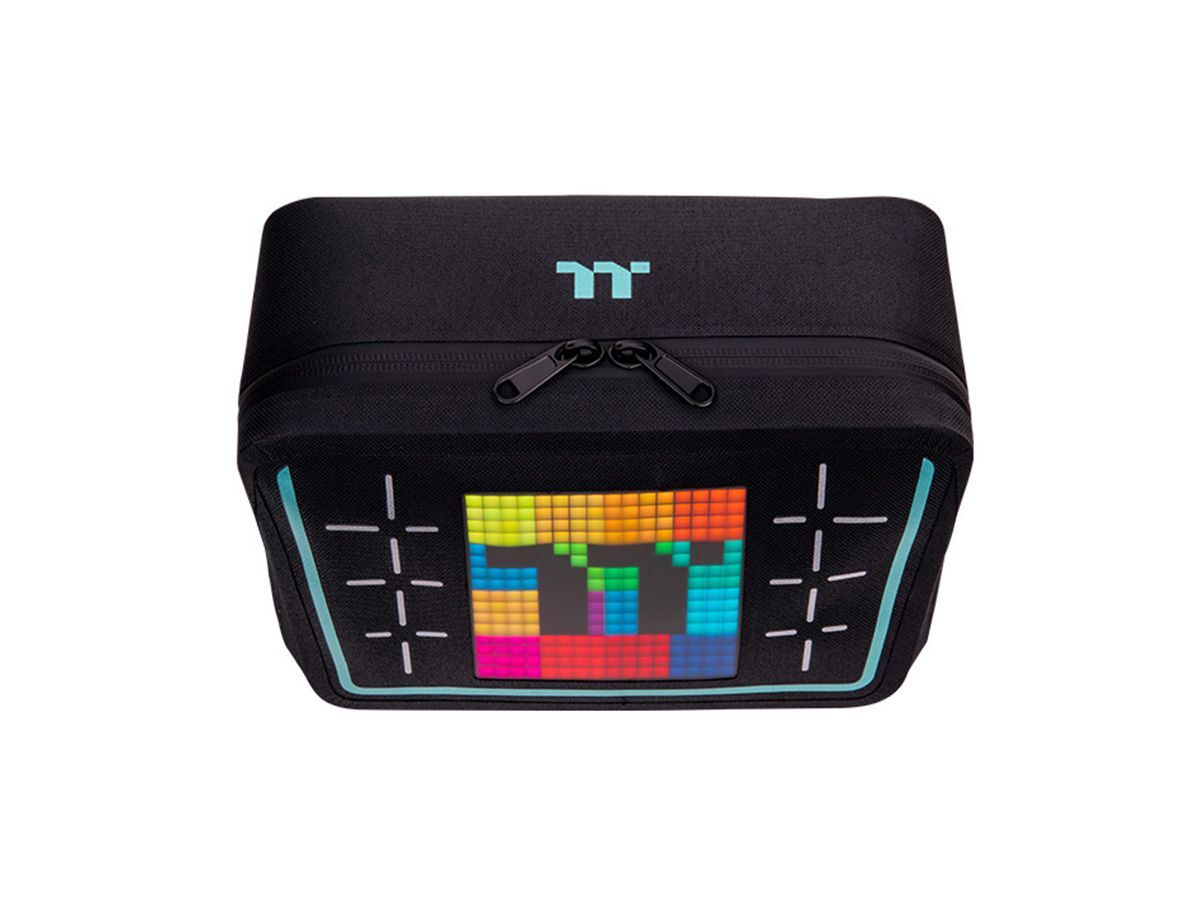 曜越 TT150 LED 發光像素都會通勤小包-黑