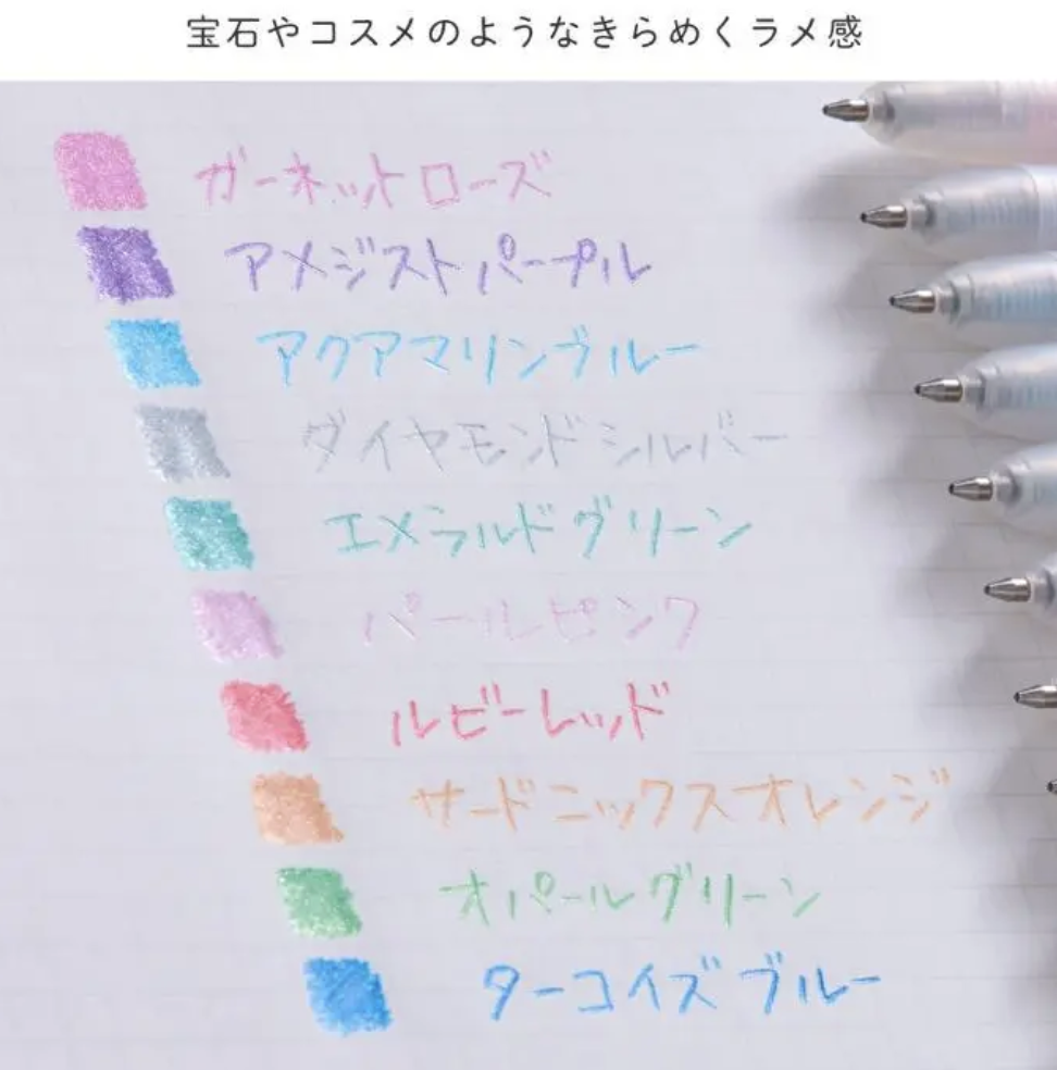 日本櫻花｜按壓式中性筆 亮彩系列（五入/十入）