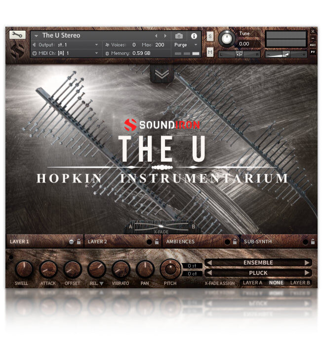SOUNDIRON Hopkin Instrumentarium: The U｜虛擬打擊樂器