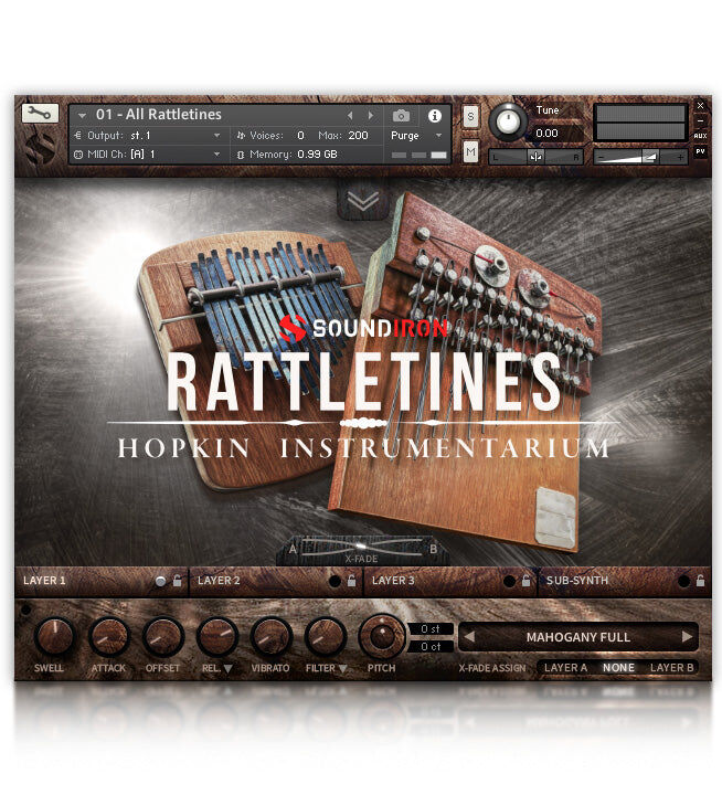 SOUNDIRON Hopkin Instrumentarium: Rattletines｜實驗樂器音源