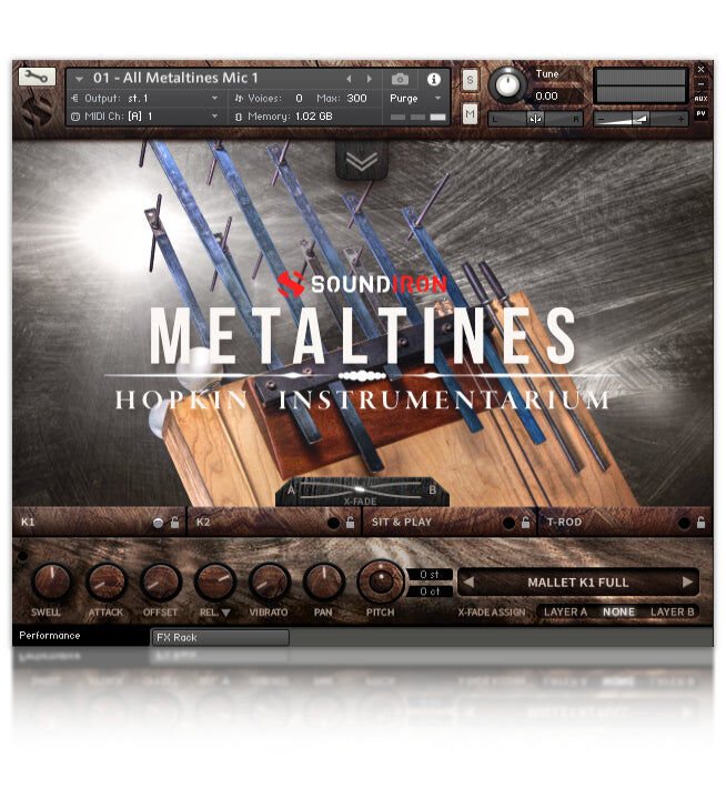 SOUNDIRON Hopkin Instrumentarium: Metaltines｜虛擬樂器
