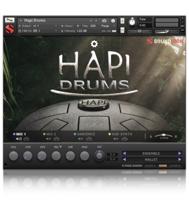 SOUNDIRON Hapi Drums｜鋼舌鼓音源