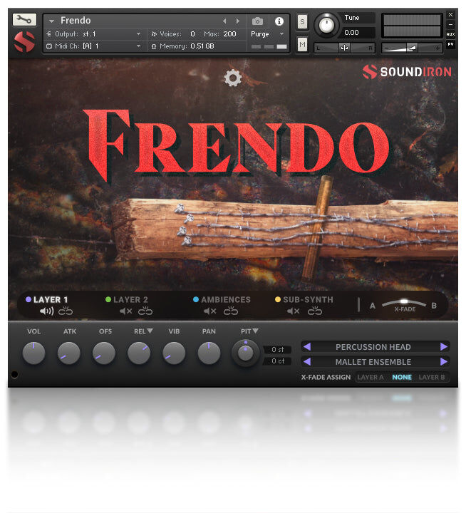 SOUNDIRON Frendo｜虛擬樂器音色庫