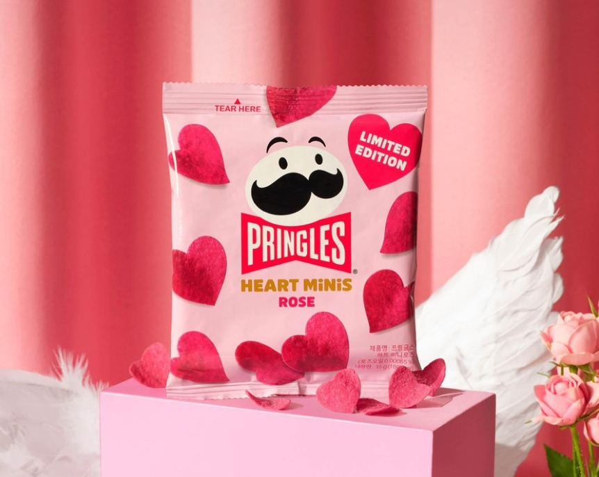 ZU015 韓國限定 Pringles 心心薯片 35g (EXP: 3個月或以上)