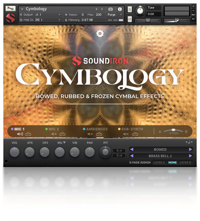 SOUNDIRON Cymbology｜銅鈸取樣音色庫